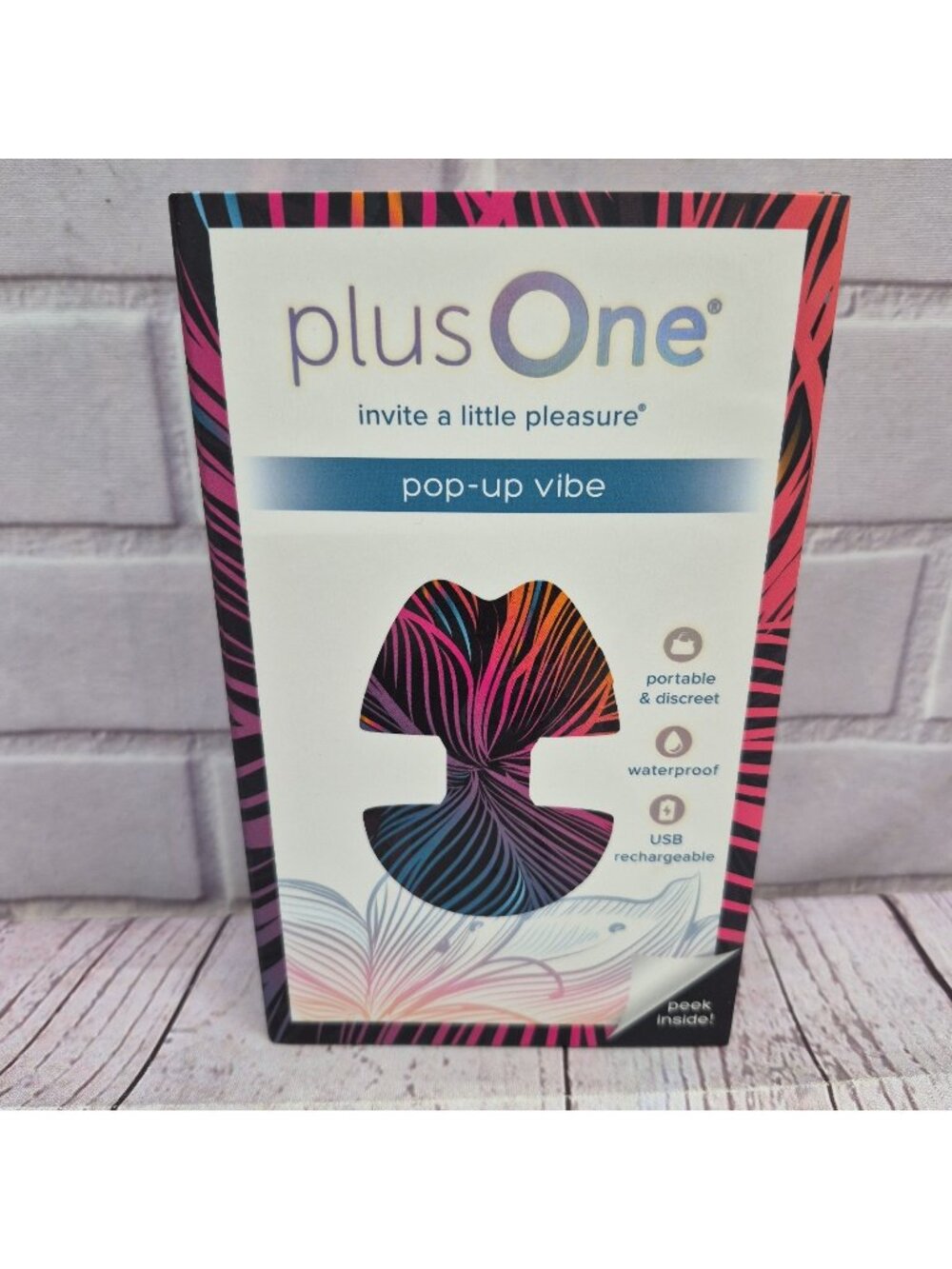 Plus‎ One Popup Pocket Size Vibe 10 Settings Waterproof Silcone USB Rechargeable